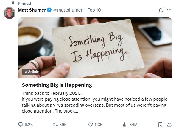 Impressive 84M views so far on X, and rising...